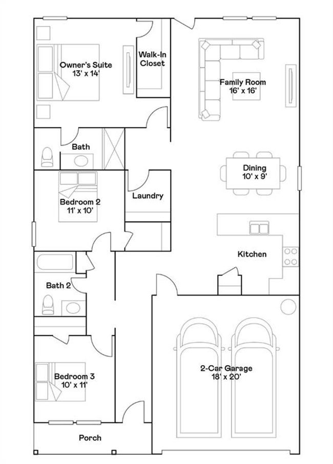 20018 Palermo Shores Dr, House other with 3 bedrooms, 2 bathrooms and 2 parking in Hockley TX | Image 15