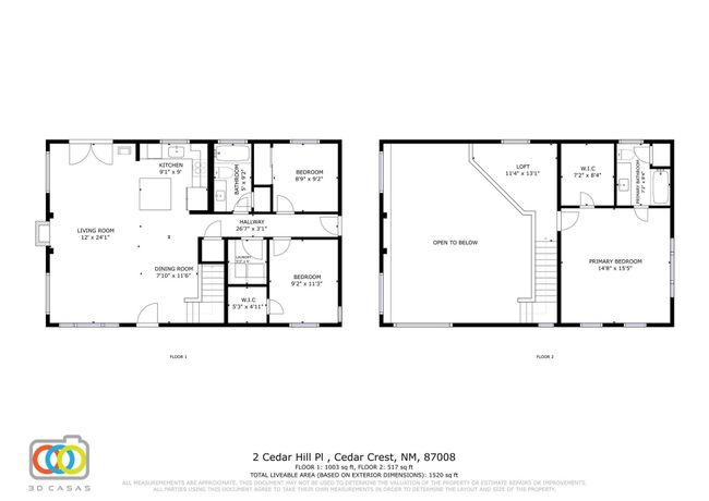 2 Cedar Hill Pl, House other with 3 bedrooms, 2 bathrooms and null parking in Cedar Crest NM | Image 34