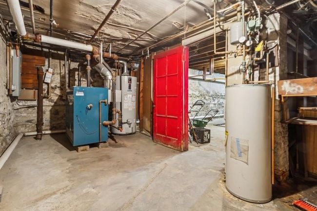 Utilities featuring water heater and 2 heating units | Image 37