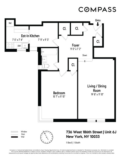6j-736 W 186th St, New York, NY, 10033-8530 | Card Image