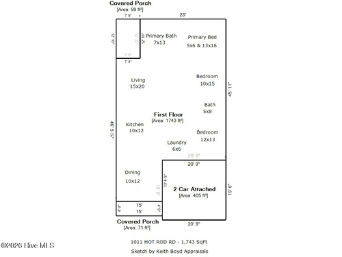 1011 Hot Rod Rd, New Bern, NC, 28562-4300 | Card Image