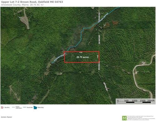 Upper Lot 7-2 Brown Road, Oakfield, ME, 04763 | Card Image