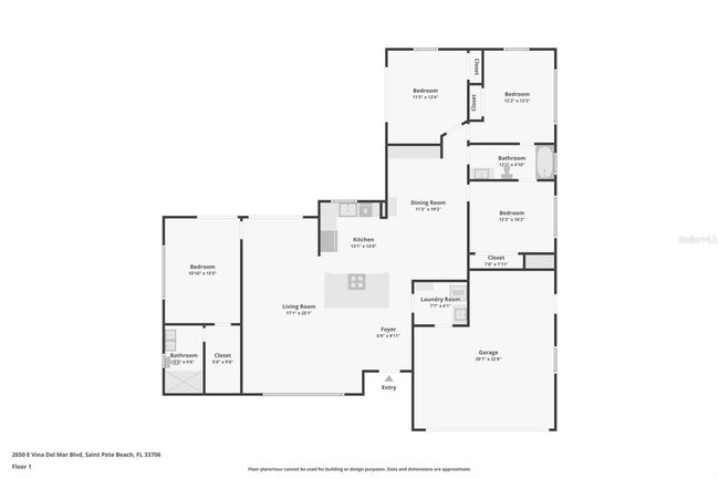 2650 E Vina Del Mar Blvd, House other with 4 bedrooms, 2 bathrooms and null parking in ST PETE BEACH FL | Image 36