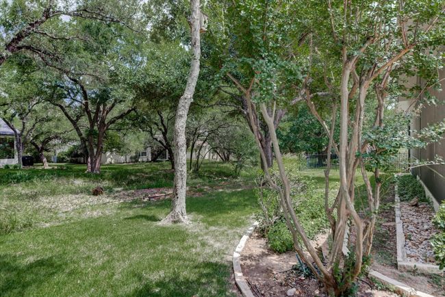 View of green belt behind the home | Image 30