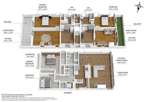 528 The Strand, Hermosa Beach, CA, 90254-5042 | Card Image