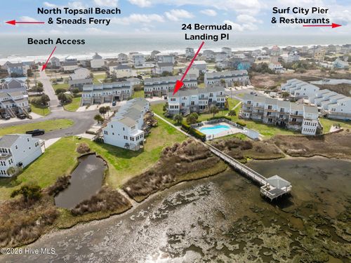 24 Bermuda Landing Pl, N Topsail Beach, NC, 28460-8556 | Card Image