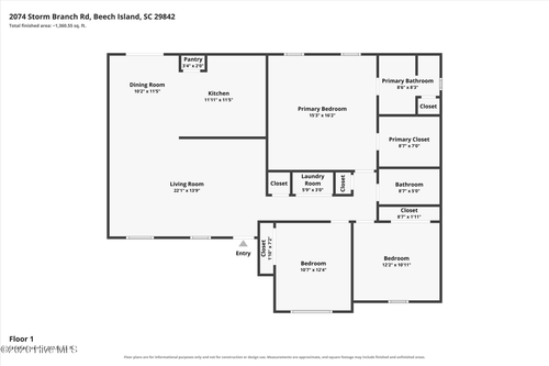 2074 Storm Branch Rd, Beech Island, SC, 29842-9484 | Card Image