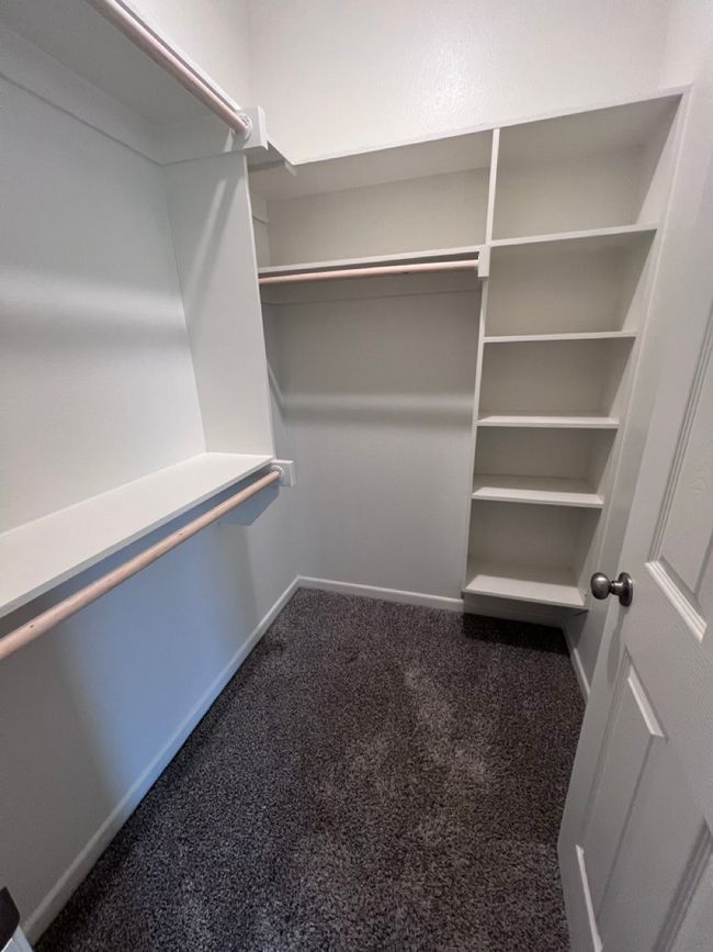 Spacious closet with carpet flooring | Image 6
