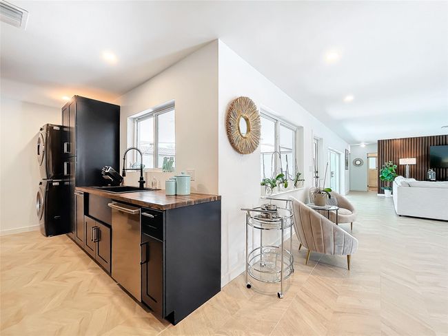 Living living space into kitchen | Image 13