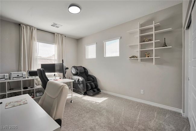 Office space featuring baseboards, visible vents, and carpet floors | Image 23