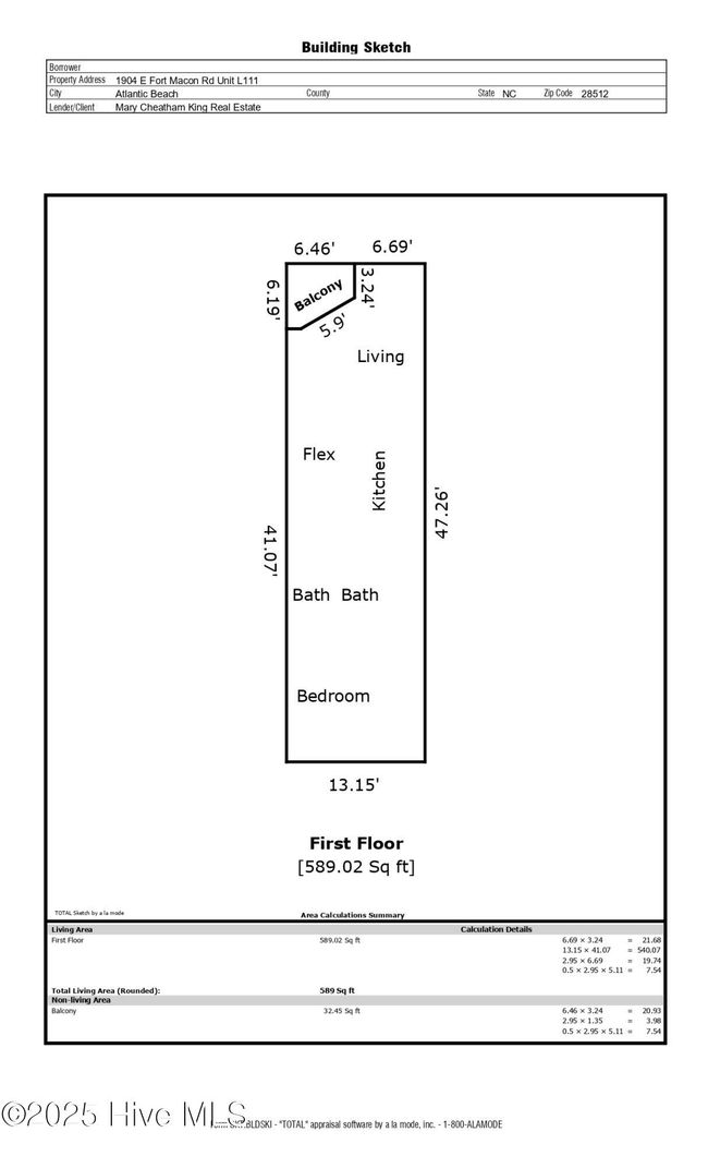 111-A-P-A-T-B - 1904 P Row, Condo with 1 bedrooms, 2 bathrooms and null parking in Salter Path NC | Image 36