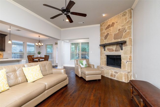 Stunning Floor to Ceiling Rock Fireplace | Image 17