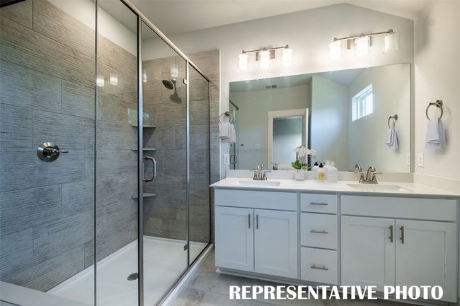 An owner's bath with plenty of style and space for two. REPRESENTATIVE PHOTO VIRTUALLY STAGED | Image 11