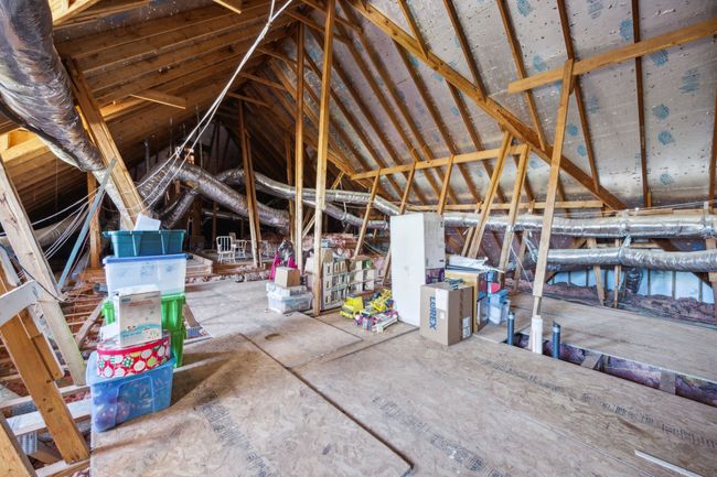 Why add a picture of the attic? To show the amount of storage you have available for seasonal items. But even more, to show the potential for expanding square footage. It is even plumbed for the addition of a bath! Imagine the possibilities! | Image 35