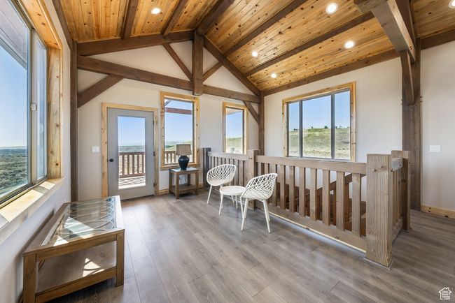 Loft connected to back deck | Image 42
