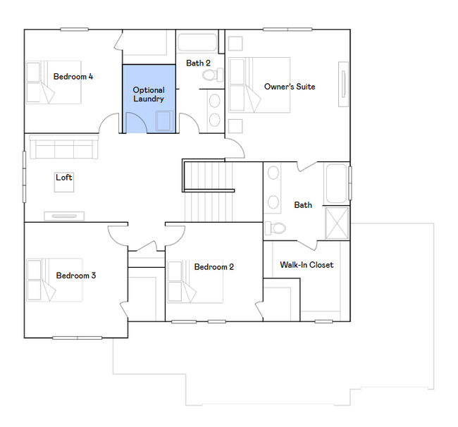 Upper level floorplan | Image 36