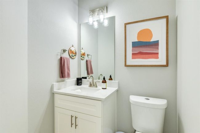 The half bathroom has plenty of space. | Image 28