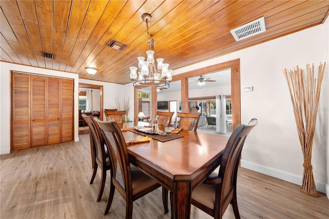Main Home - The Dining Room is just off the kitchen and between the Family Room. | Image 32