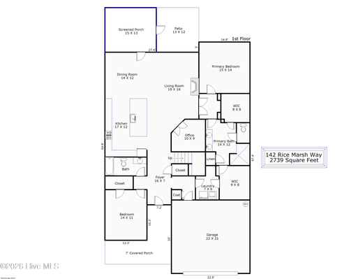 142 Rice Marsh Way, Wilmington, NC, 28412-6123 | Card Image