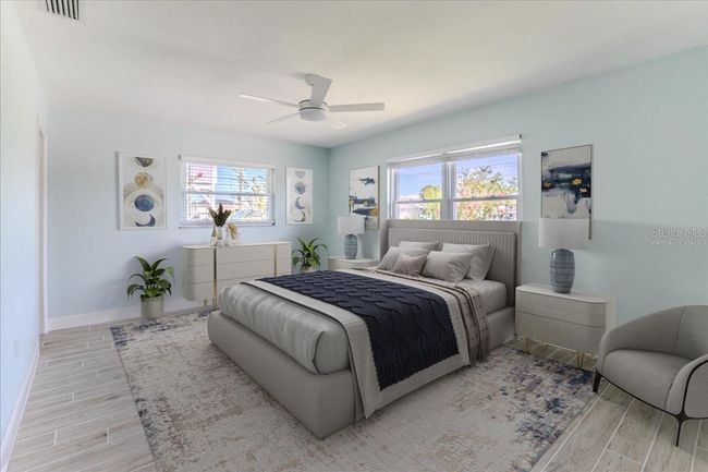 Virtually Staged Primary Bedroom | Image 23