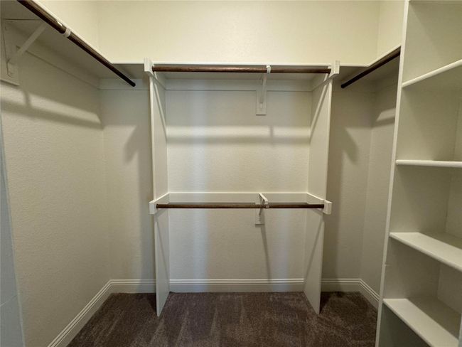 Spacious closet featuring carpet | Image 37