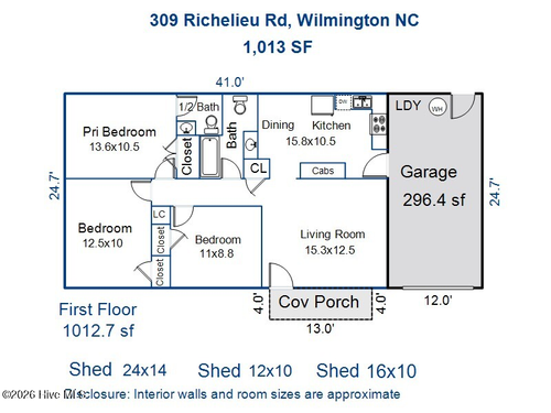 309 Richelieu Rd, Wilmington, NC, 28412-7951 | Card Image