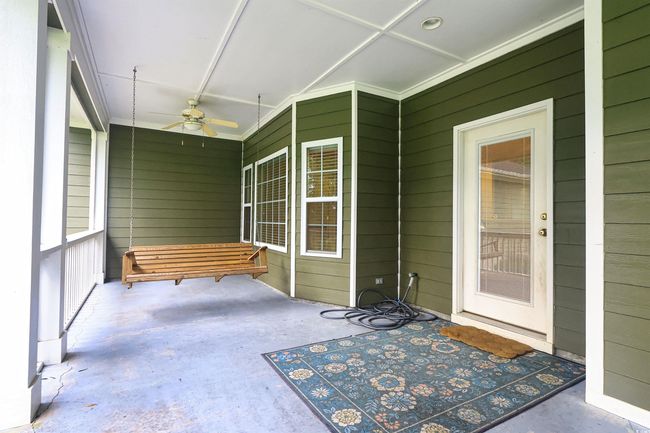 Unfurnished sunroom featuring ceiling fan | Image 24
