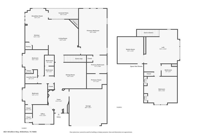 4821 Windfern Way, House other with 4 bedrooms, 3 bathrooms and null parking in Midlothian TX | Image 40