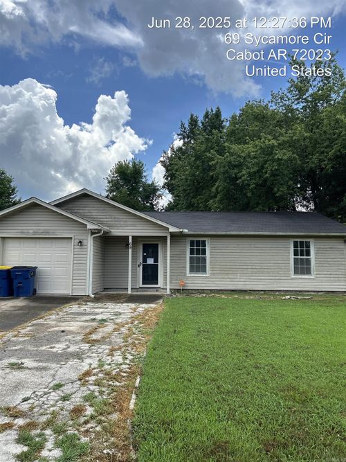 69 Sycamore Cir, Cabot, AR, 72023-3738 | Card Image
