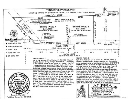 VL Hegel Road, Goodrich Village, MI, 48438 | Card Image