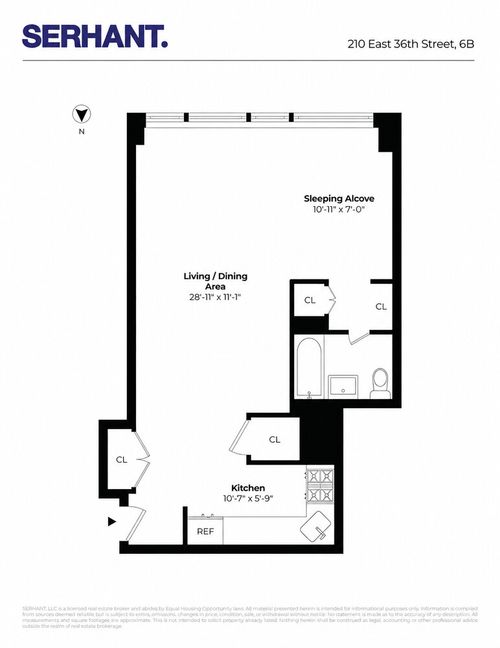 6b-210 E 36th St, New York, NY, 10016-3642 | Card Image