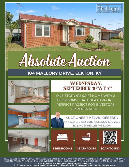 104 Mallory Dr, Elkton, KY, 42220 | Card Image