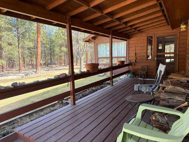 View of covered deck | Image 4