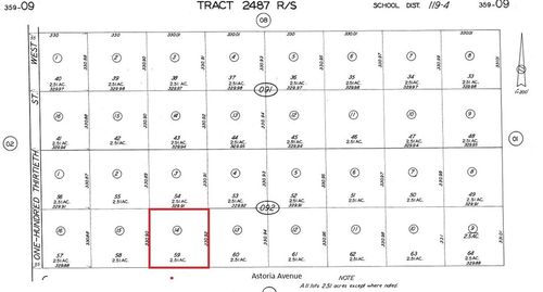 0 Astoria Ave And 122nd St West, Unincorporated, CA, 93560 | Card Image