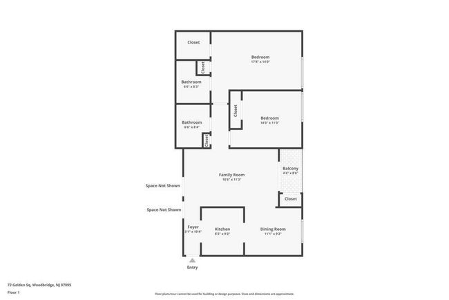 72C - 72 Golden Sq, Townhouse with 2 bedrooms, 2 bathrooms and null parking in Woodbridge NJ | Image 23