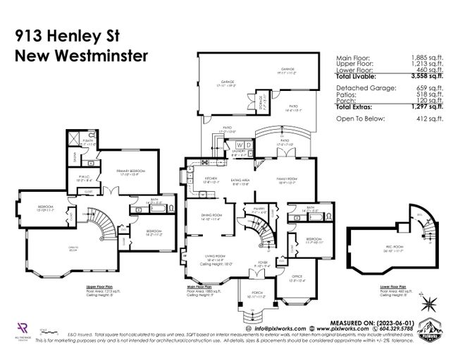 913 Henley Street, House other with 4 bedrooms, 3 bathrooms and 5 parking in New Westminster BC | Image 37