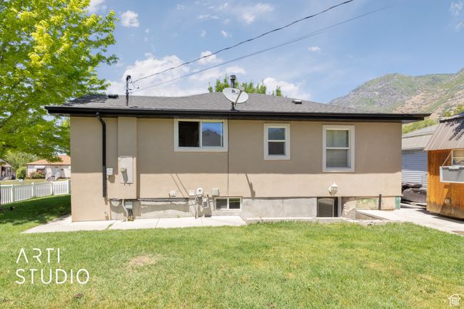 Back of house featuring stucco siding and a mountain view | Image 11
