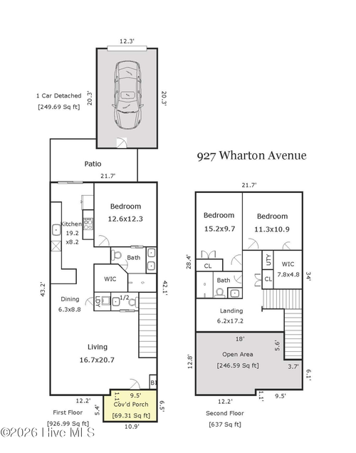 927 Wharton Ave, Wilmington, NC, 28412-8296 | Card Image