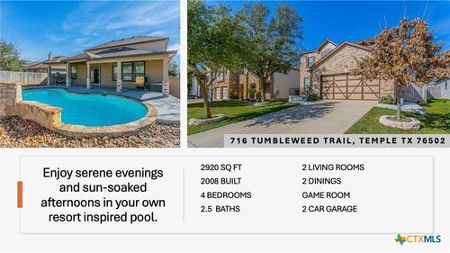 716 Tumbleweed Trl, Temple, TX, 76502-3155 | Card Image