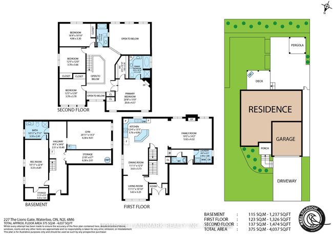 227 The Lions Gate, House other with 5 bedrooms, 4 bathrooms and 4 parking in Waterloo ON | Image 46