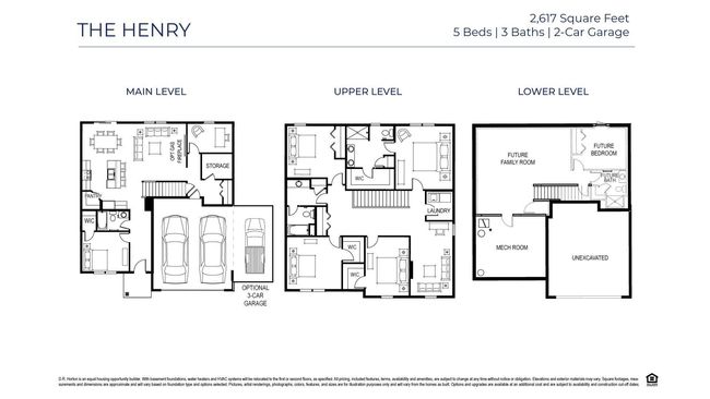 Welcome home to the Henry floor plan in Caramore Crossing with main floor bedroom, flex room and optional 3 stall garage. | Image 39