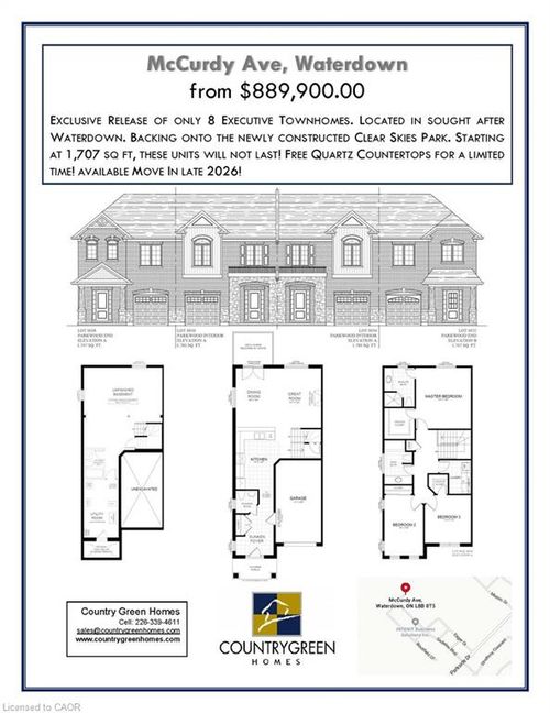 36 Mccurdy Ave, Waterdown, ON, L8B0T5 | Card Image