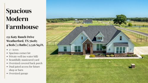 152 Katy Ranch Dr, Weatherford, TX, 76085-8244 | Card Image