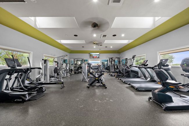 Workout area with recessed lighting | Image 36