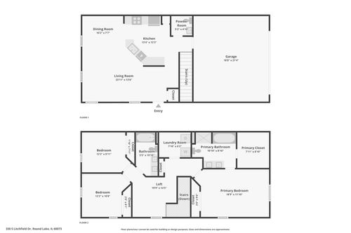 330 S Litchfield Dr, Round Lake, IL, 60073-8103 | Card Image