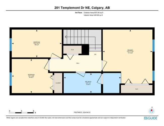 201 Templemont Drive Ne, Home with 4 bedrooms, 2 bathrooms and 3 parking in Calgary AB | Image 48