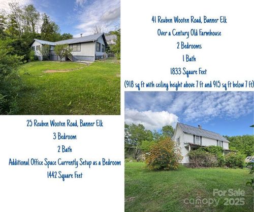 25 and 41 Reuben Wooten Road, Banner Elk, NC, 28604 | Card Image