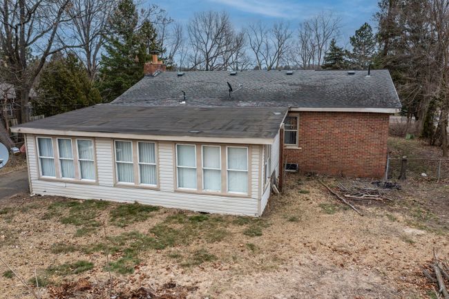 Ariel Backyard View, Sunroom, Windows, Brick Ranch | Image 25