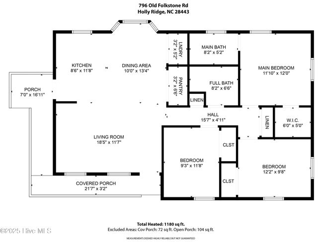 796 Old Folkstone Rd, House other with 3 bedrooms, 2 bathrooms and null parking in Sneads Ferry NC | Image 45
