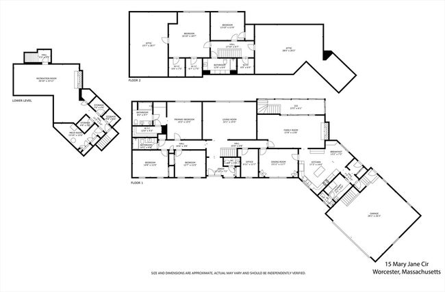 15 Mary Jane Cir, House other with 5 bedrooms, 5 bathrooms and 4 parking in Worcester MA | Image 42